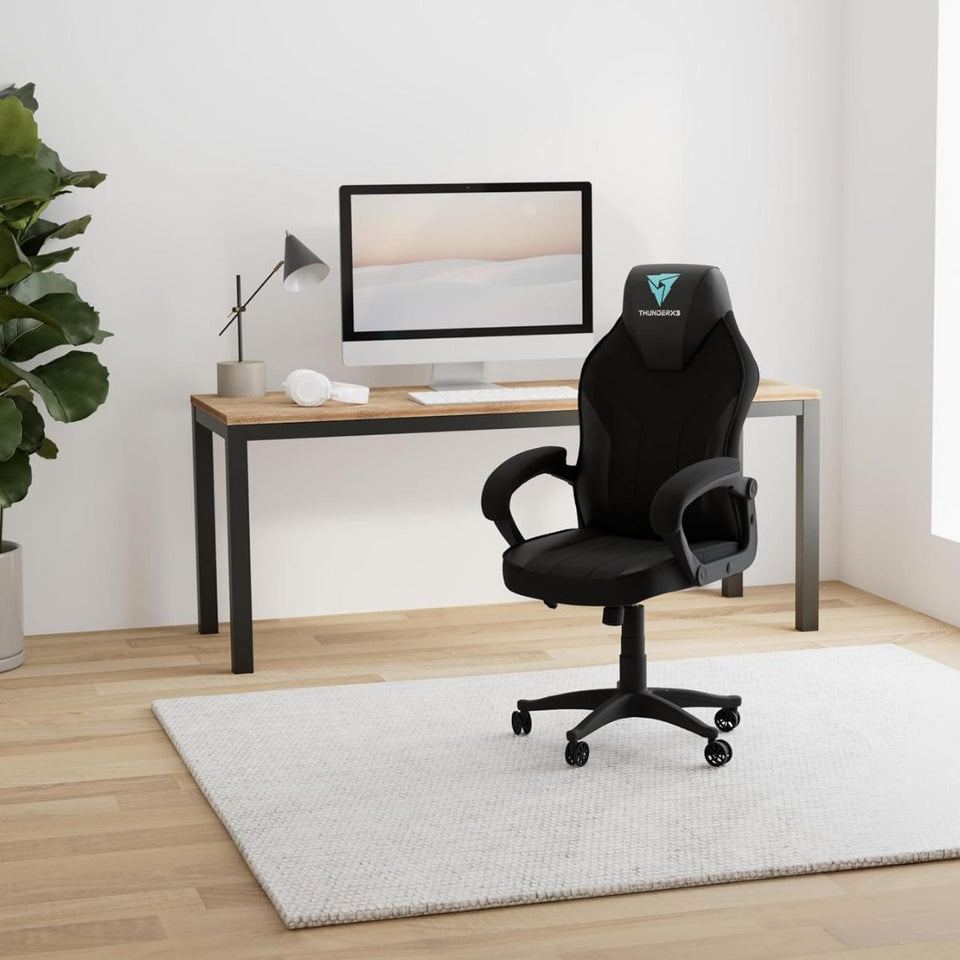 Cadeira Thunderx3 Ec1 Preto/Ciano