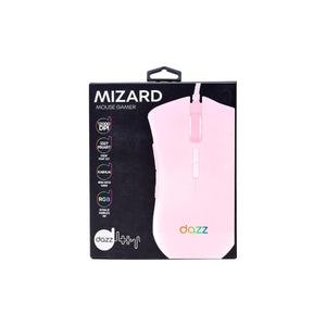 Mouse Gamer Dazz Mizard 12.000 Dpi Usb 2.0 Rosa