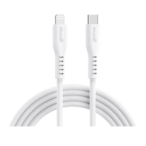 Cabo Usb-C P/Lightning Branco Silicone 1,5M Eslicswt Geonav