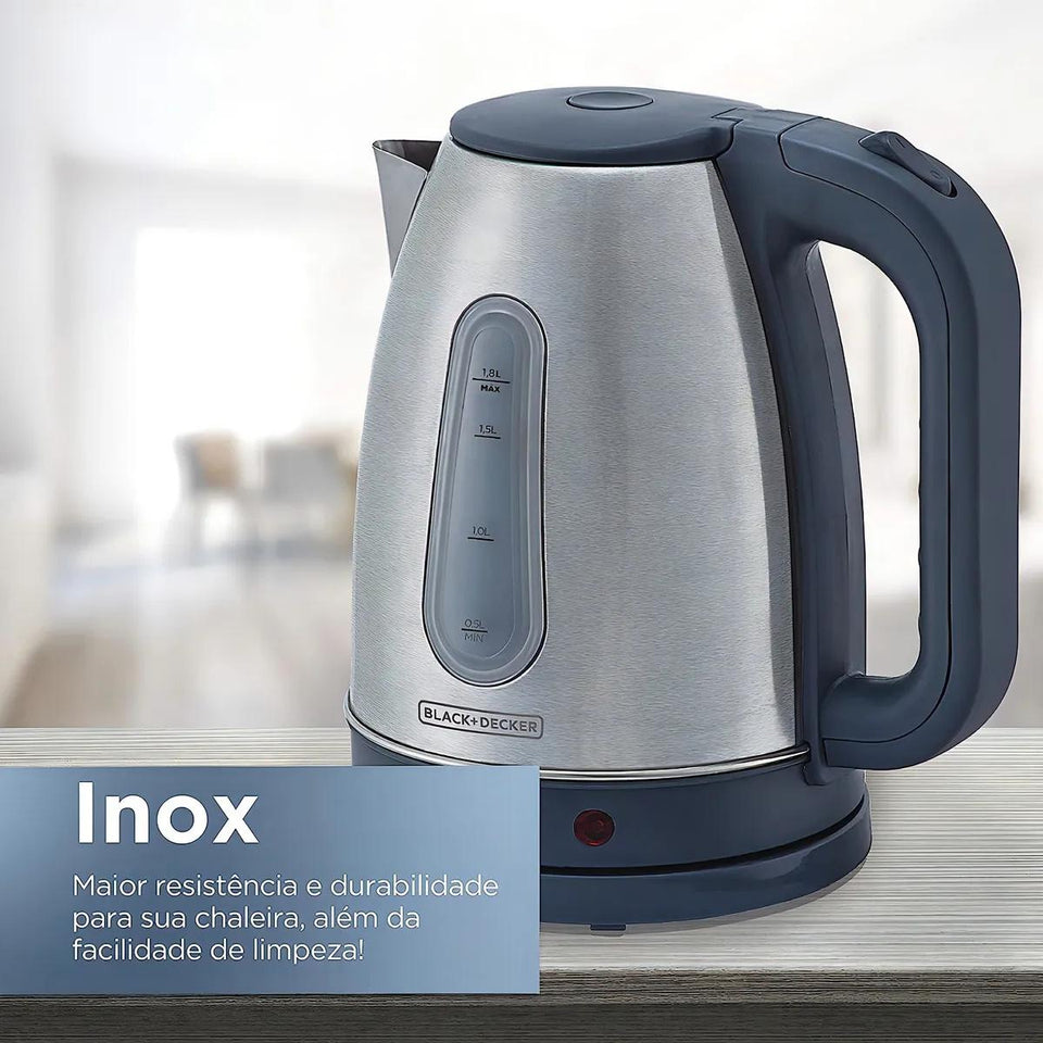 Chaleira 127V Black Decker K2200G-Br Inox