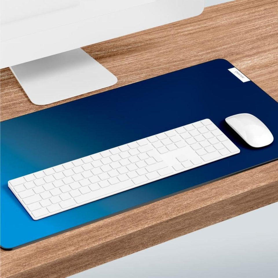 Mouse Pad Deskpad Extra Grande Em Poliester Geonav Azul