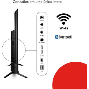 Smart Tv 43 Android Full Hd Aiwa Aws-Tv-43-Bl-02-A Preto