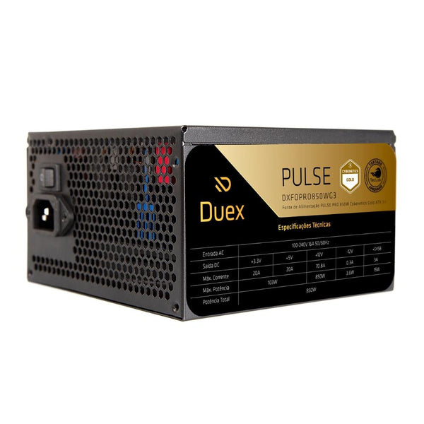 Fonte ATX 850W Duex Pulse Pro 80 Plus Gold Modular
