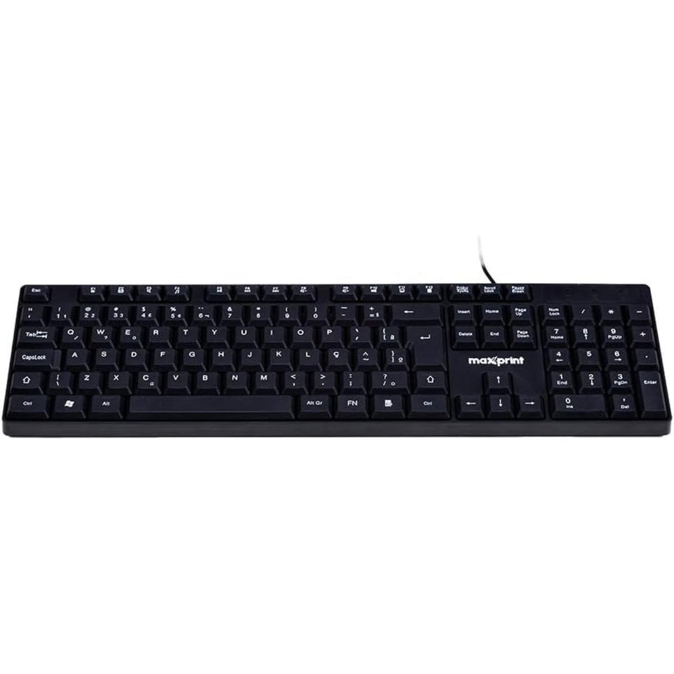 Teclado Officeeasy Com Fio Usb2.0 Preto - 60000153 Maxprint