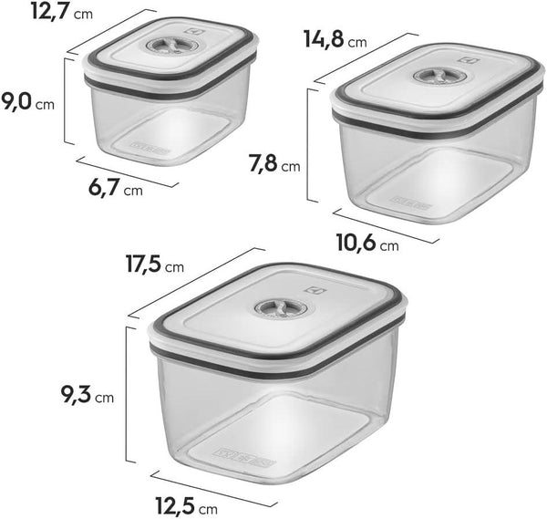 Kit 8 Unidades Potes Herméticos Electrolux Bpa Free
