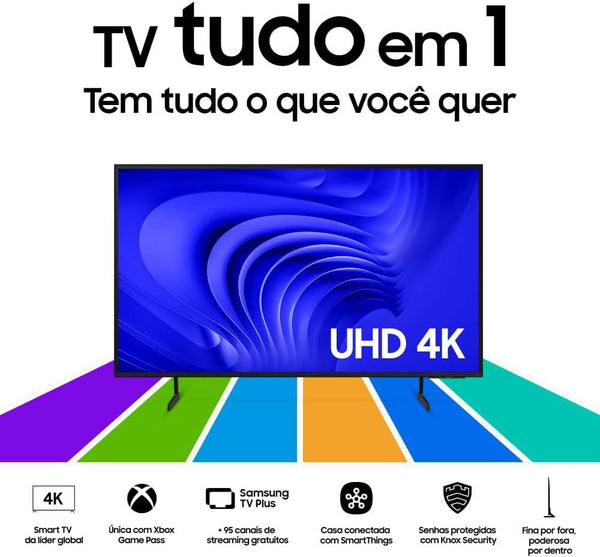 Smart Tv 50” 4K Uhd Led Samsung - Un50Du7700Gxzd Com Ia