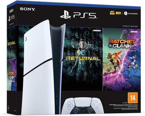 Console Playstation 5 Bundle Slim Digital Branco