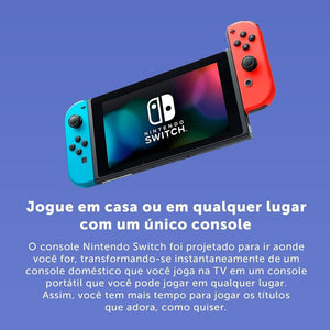 Console Nintendo Switch V2 32GB com Jogo Mario Kart 8