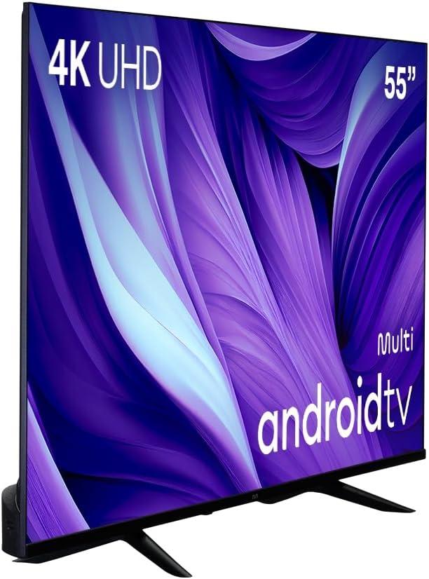 Smart Tv 55” 4K Uhd Led Multilaser Tl061M Com Android Tv