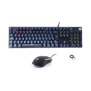 Kit Gamer Pro 4 Em 1 Preto Hp Gm3000