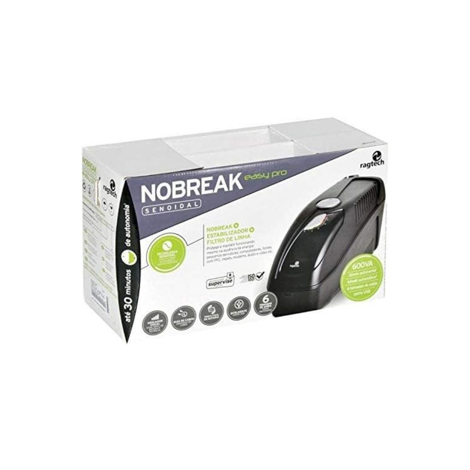 Nobreak Senoidal Easy Pro Ragtech 600va 20nep4160