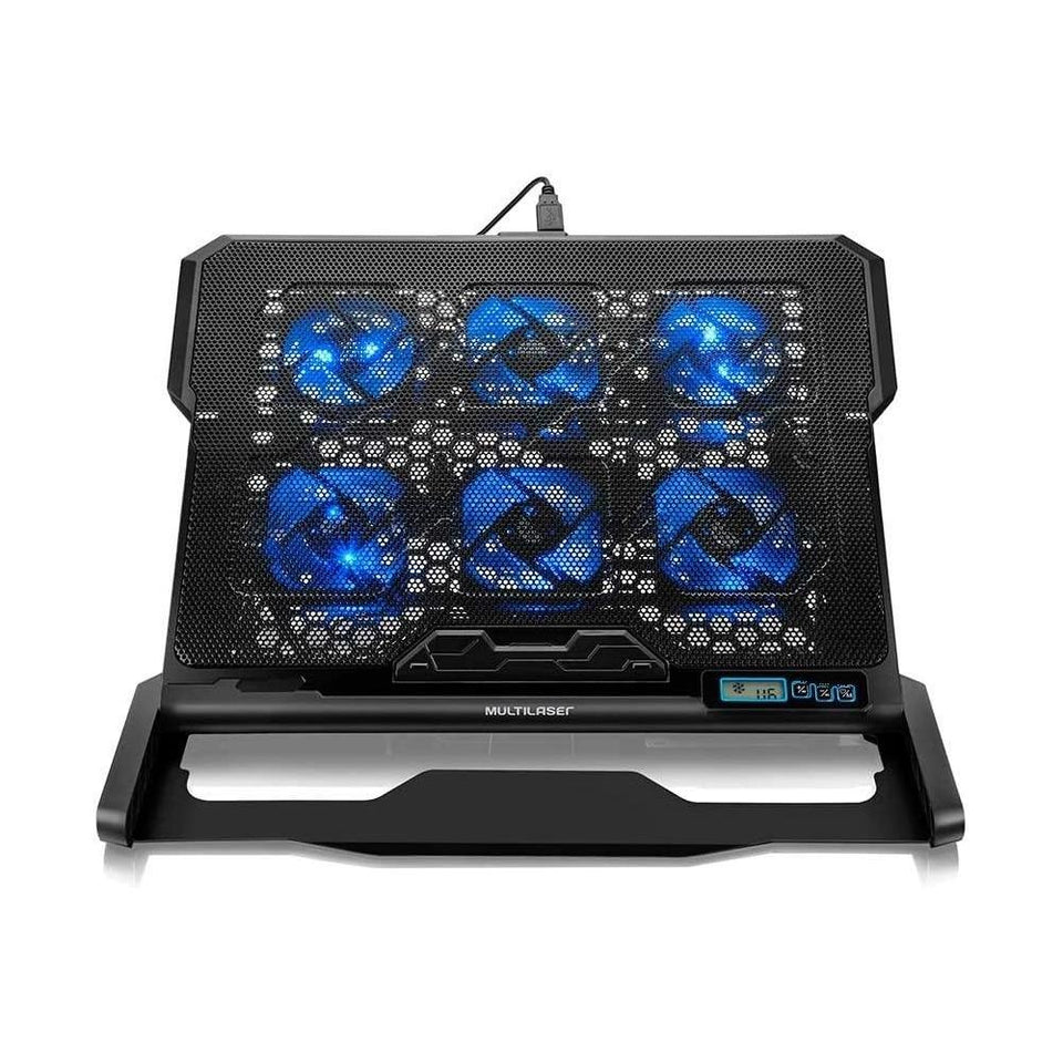 Cooler para Notebook Multilaser AC282 com LED Azul