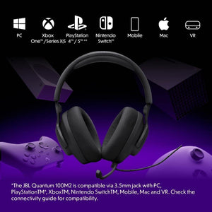 Headset Gamer JBL Quantum 100 Preto
