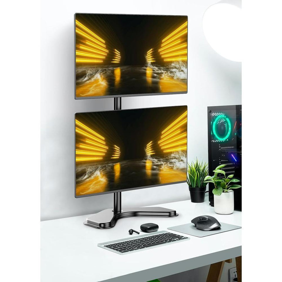 Suporte Vertical Para Dois Monitores 14 A 32 Aquario