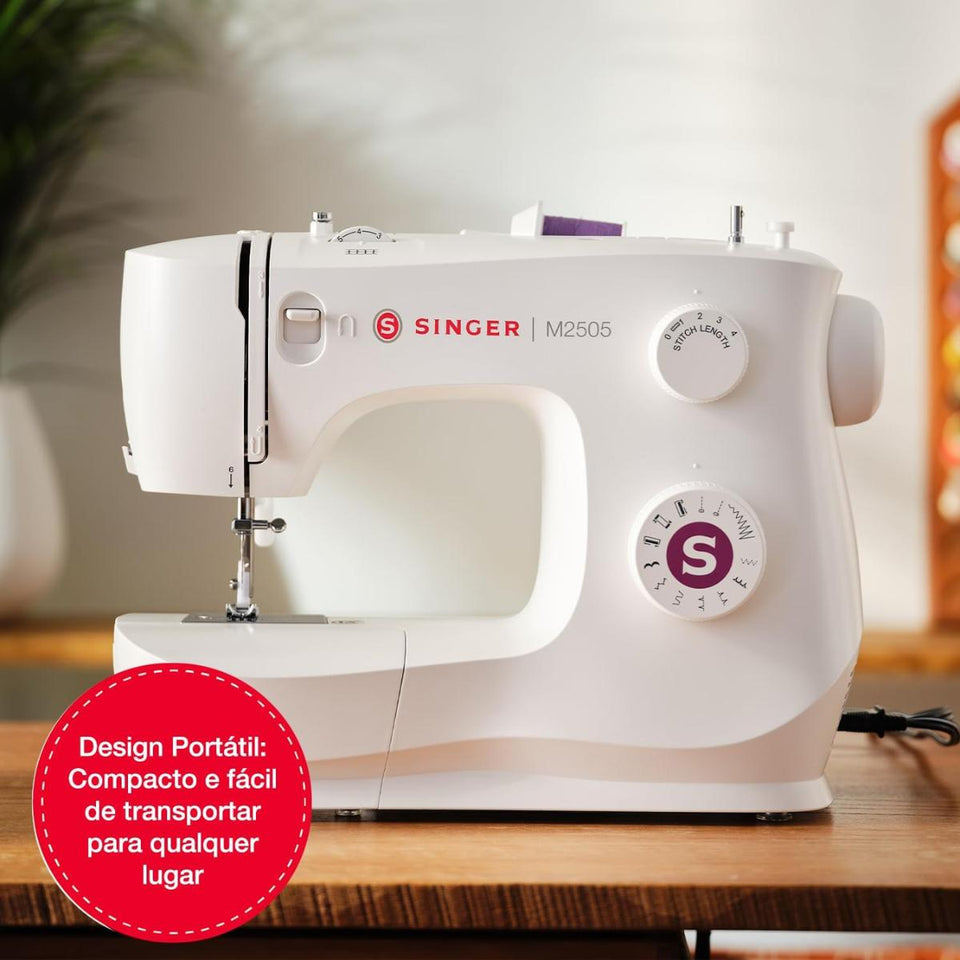 Maquina Costura Singer M2505 127V Branca