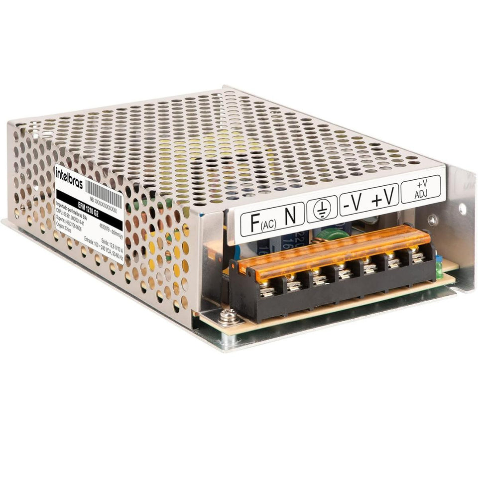 Fonte Colmeia Intelbras 12.8V 10A EFM 1210 G2