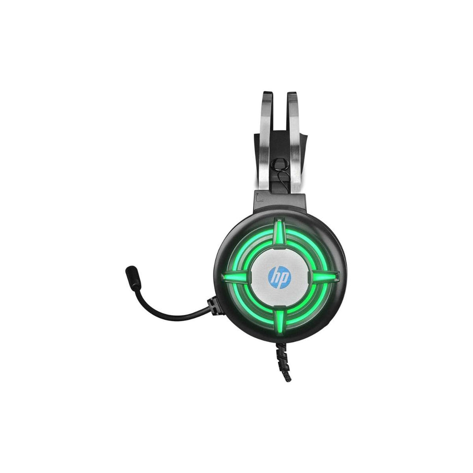 Headset Gamer C/Fio C/Mic Strereo 2 P2 H120 Led Hp