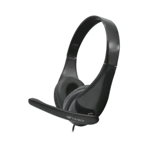 Headset C3Tech Com Microfone Ph-340bk Usb Stereo C/ Controle