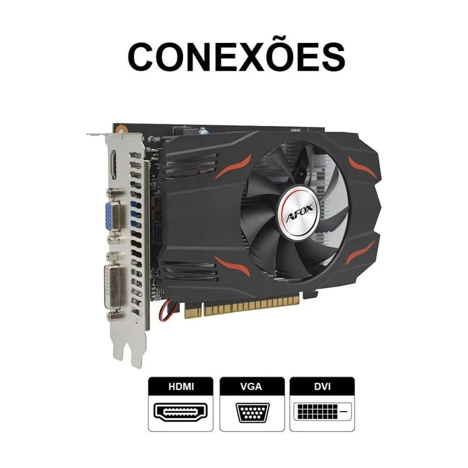 Placa de Vídeo Afox GeForce GTX 750 4GB GDDR5