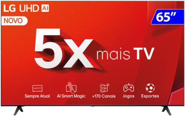 Smart Tv Lg 65” 4K Uhd 65Ut8050Psa – Webos Ai Thinq Hdr