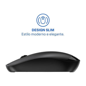 Mouse S Fio Ms300 1200 3Bot Multilaser Preto