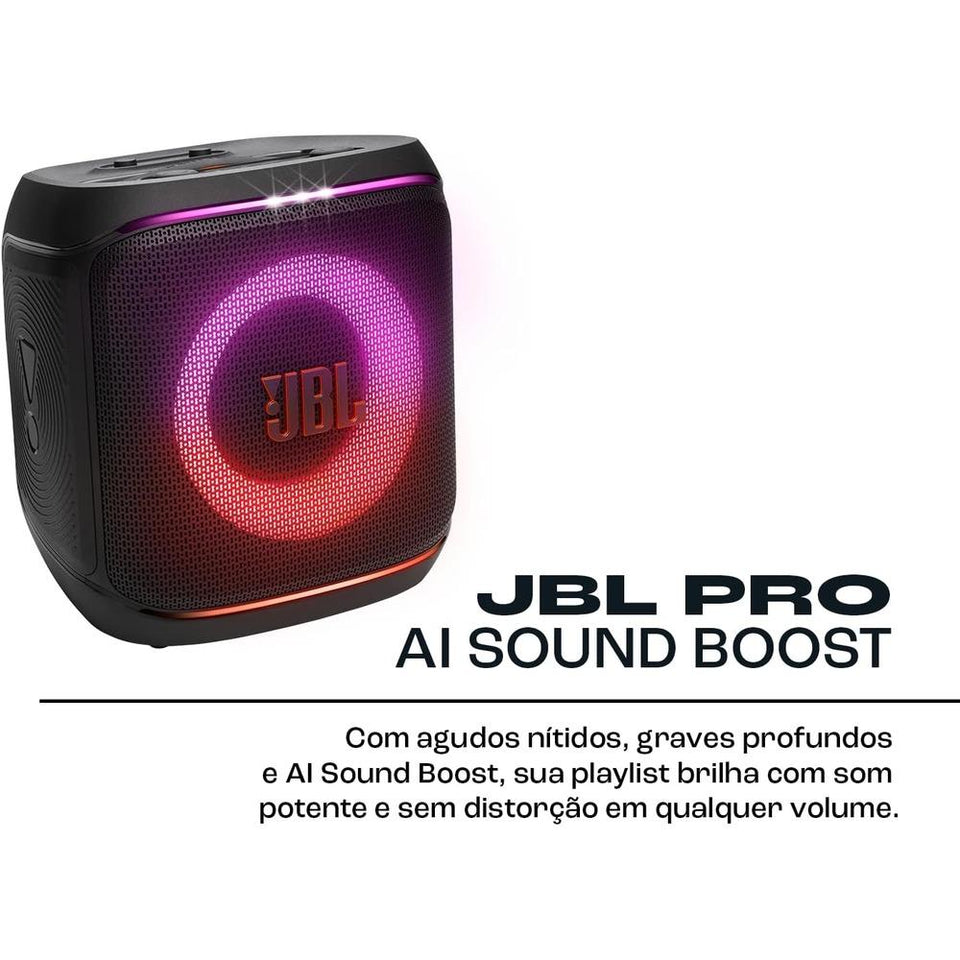 Caixa de Som JBL PartyBox Encore 2 com 2 Microfones