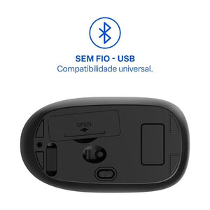 Mouse S Fio Ms300 1200 3Bot Multilaser Preto