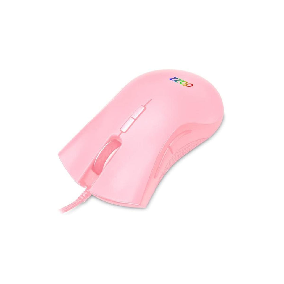 Mouse Gamer Dazz Mizard 12.000 Dpi Usb 2.0 Rosa