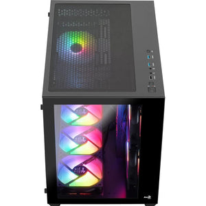 Gabinete Gamer Aerocool Dryft Preto c/ 6 Fans ARGB