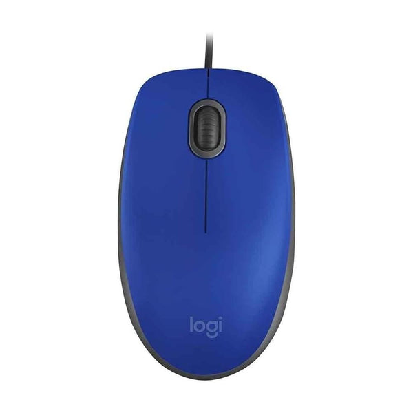 Mouse Com Fio Usb M110 Silent Azul Logitech