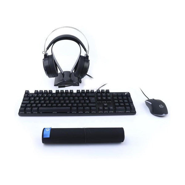 Kit Gamer Pro 4 Em 1 Preto Hp Gm3000