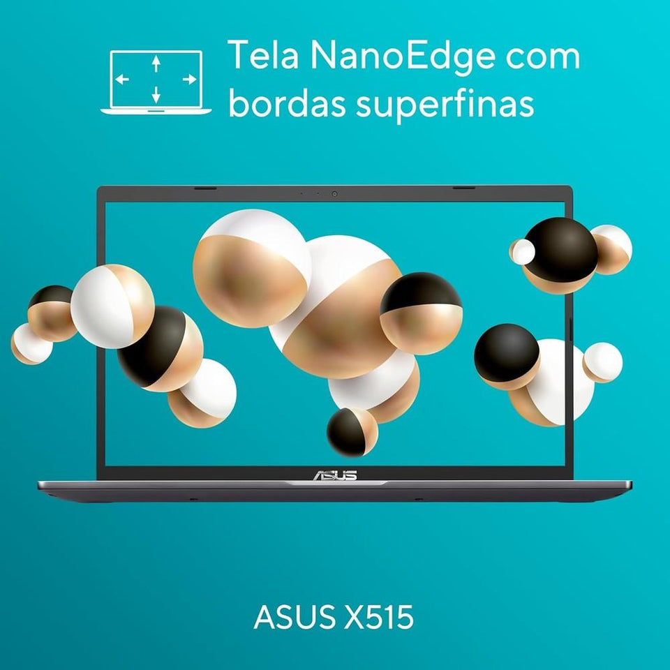 Notebook Asus 15.6 Intel Dual Core 4 Gb 128 Gb Ssd X515ka