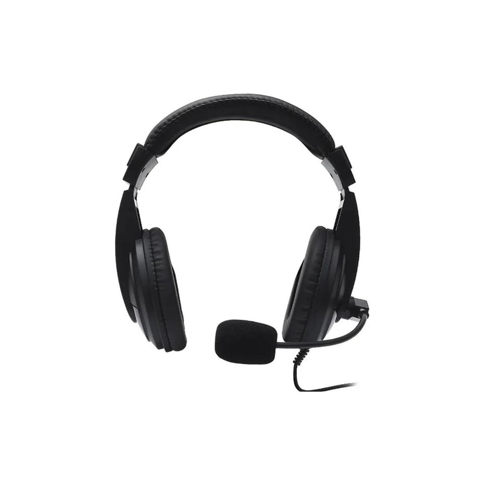 Headset Com Fio Usb Voicer Comfort Ph-320Bk Preto C3Tech