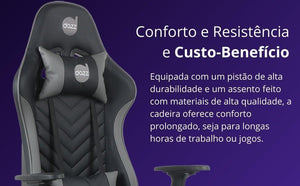 Cadeira Gamer Elite Pro Dazz Preto E Cinza