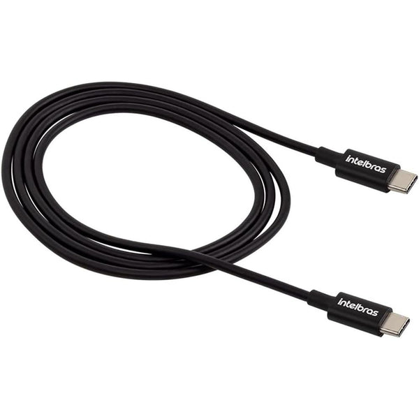 Cabo USB-C para USB-C 1.2m Preto Intelbras