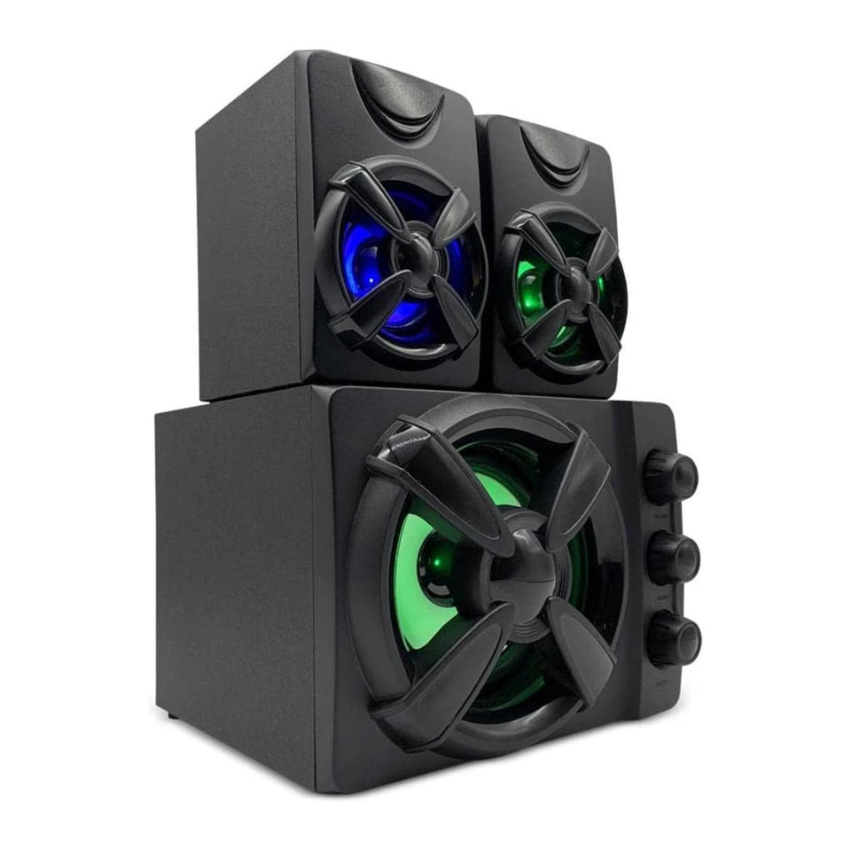 Caixa De Som Gamer Multilaser Sp952 30W Rms Rgb