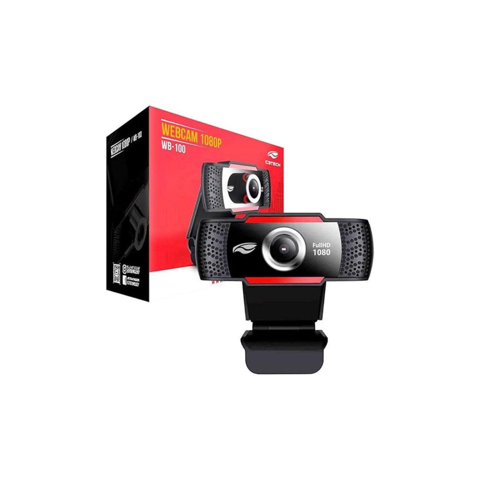 Webcam C3Tech, 1080P, Full Hd, Wb-100