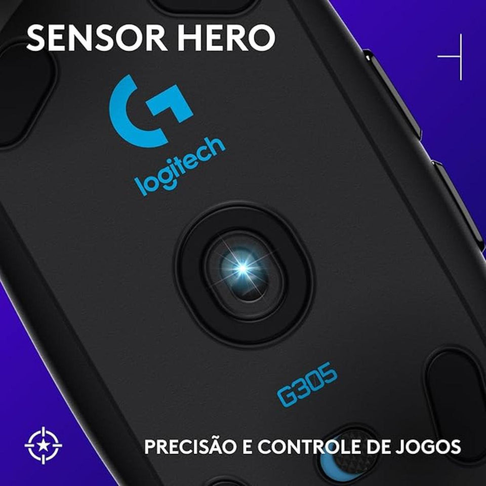 Mouse Gamer Sem Fio Logitech G305 Lightspeed
