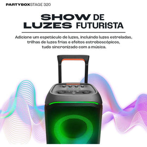 Caixa De Som Jbl Partybox Spkrstage 320 Preta