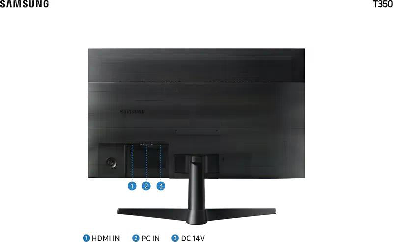 Monitor Gamer 24 Samsung 75hz T350 - Lf24t350fhlmzd
