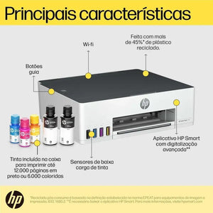 Impressora Hp Smart Tank Jato de Tinta Térmico 210 Wireless