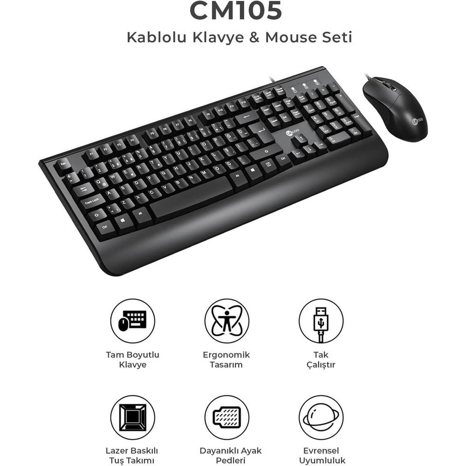 Kit Tecl+Mouse Usb Cm105 Lecoo