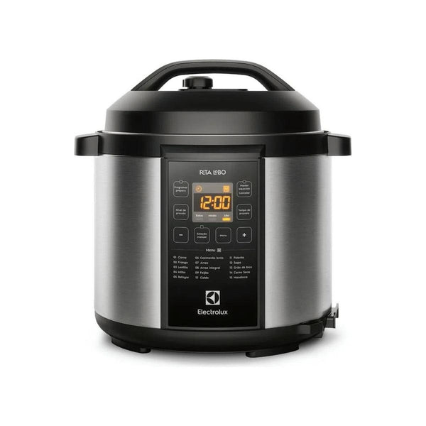 Panela Pressao Eletrica Electrolux 6l Pcc20 Inox 127v Preto