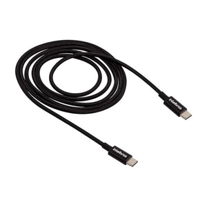 Cabo USB-C para USB-C Intelbras 1.5m Nylon Preto