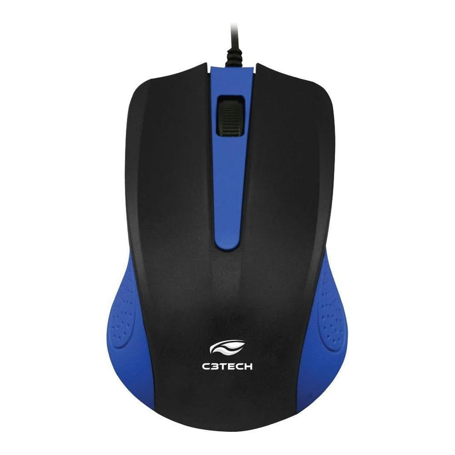 Mouse com Fio C3Tech MS-20BL USB Preto e Azul