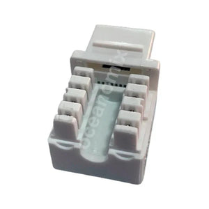 Conector Fêmea RJ45 CAT6 Branco Seclan WT-2002