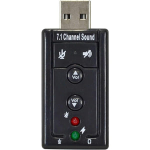 Adaptador Placa de Som USB 7.1 Virtual Vinik