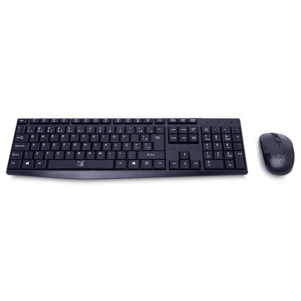 Kit Arteck 2 Em 1 Maxprint Teclado E Mouse S/Fio Rf 2.4 G