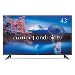 Smart Tv 43 Android Full Hd Aiwa Aws-Tv-43-Bl-02-A Preto