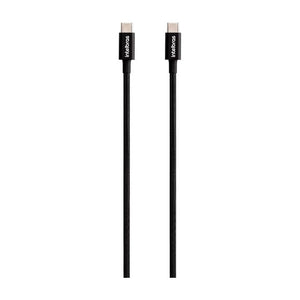 Cabo USB-C para USB-C Intelbras 1.5m Nylon Preto